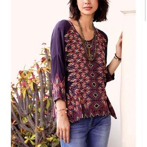 Johnny Was Moni Blouse Size 1X